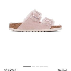 Birkenstock Shearling Sandals Pink